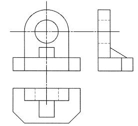 全国2008年7月高等教育自考土木工程制图试题(图6)